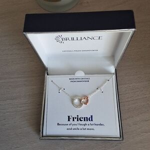 Brilliance Friendship Necklace w/ Crystals from Swarovski 18" - New in Box